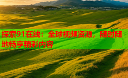 探索91在线：全球视频资源，随时随地畅享精彩内容